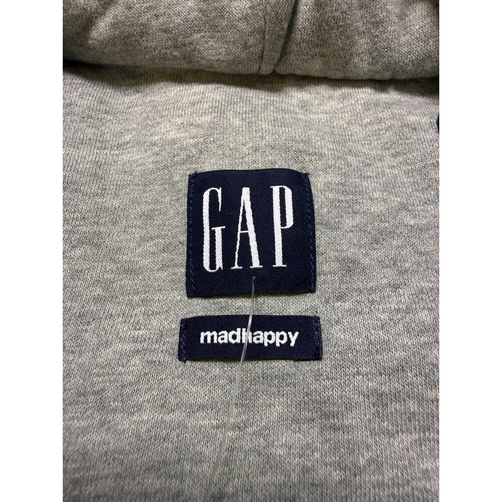 Gap X MadHappy Denim Jacket Men's Medium Blue Full-Zip Hooded Long Sleeve Collar - Picture 8 of 12